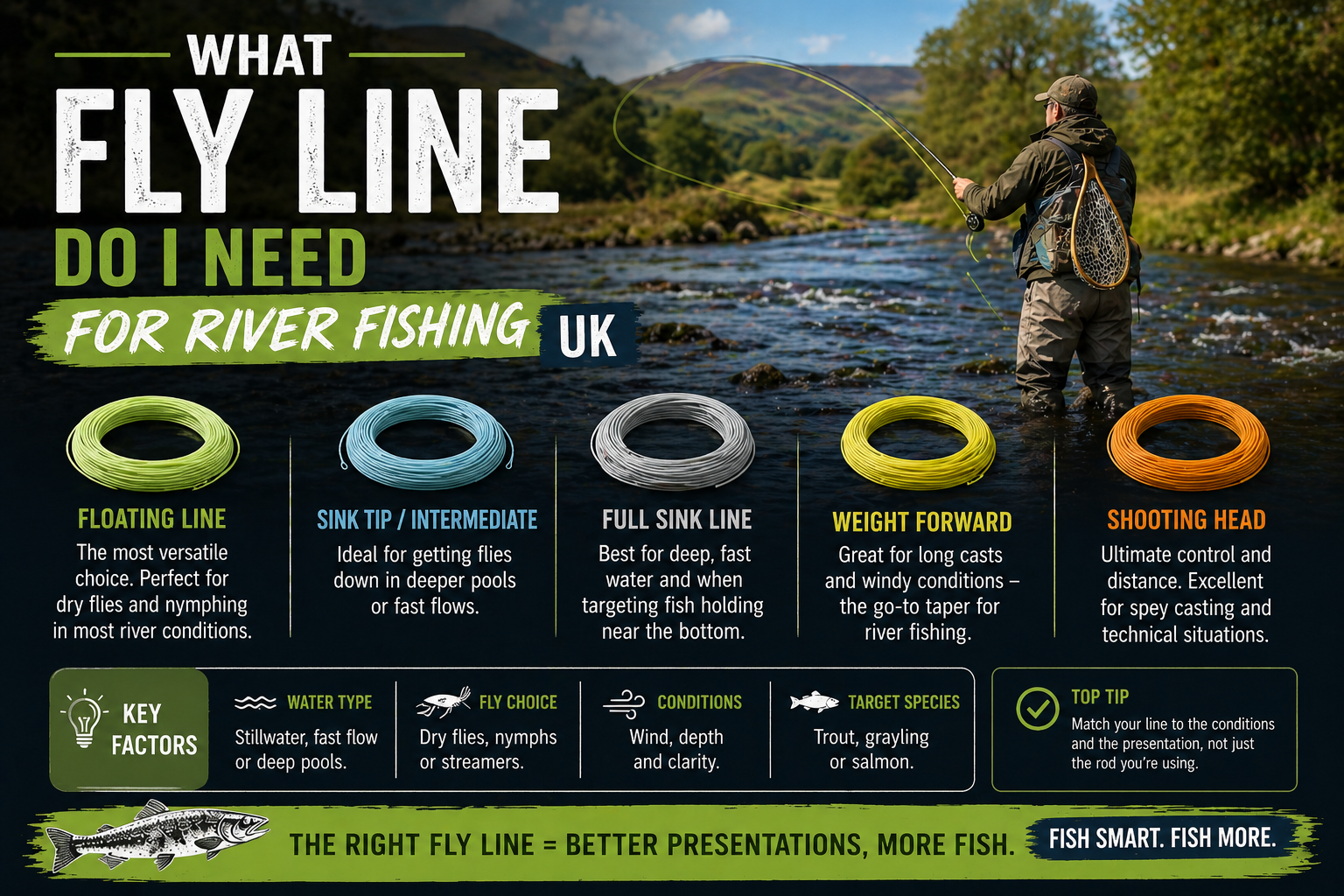 What Fly Line Do I Need for River Fishing UK?